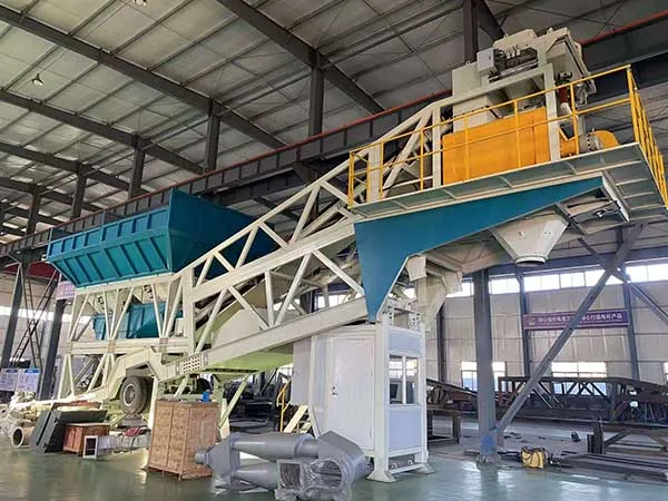 AGICO batching plant hopper image AGICO batching plant hopper image